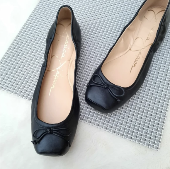 Square Toe Ballet Flats